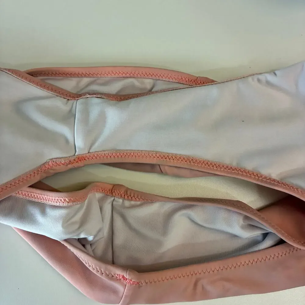 Beach Sissi Pink Swim Bikini Bottoms Womens XL Pool Beach Island Resort READ